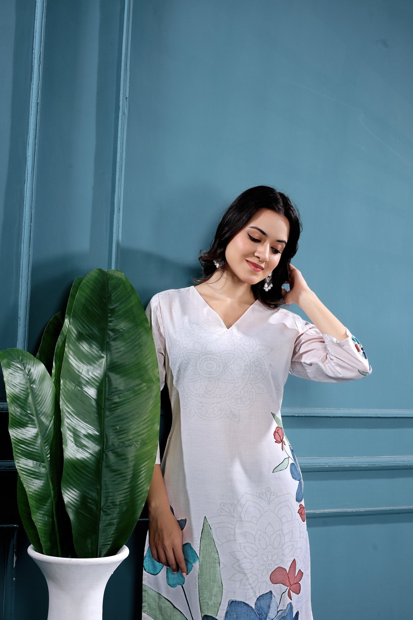 Neel Blossom Co-ord — floral detail