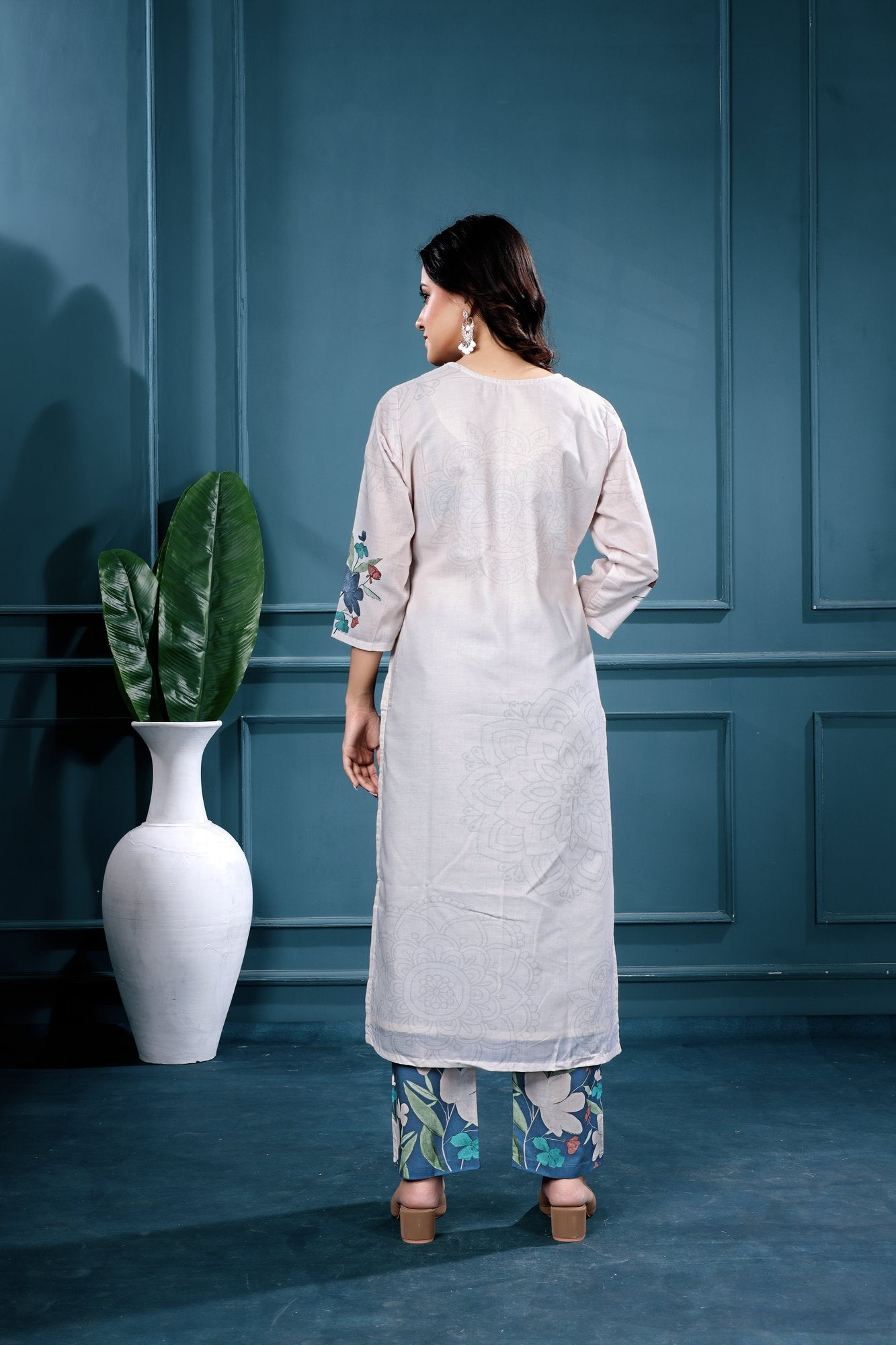 Neel Blossom Co-ord — fabric detail